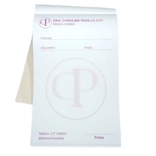 ✒️ Libretas de Recibos, Facturas y Talonarios 4 talonario recetarios